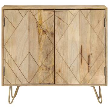 Sideboard 80x30x75 cm Solid Wood Mango