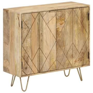 Sideboard 80x30x75 cm Solid Wood Mango