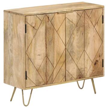 Sideboard 80x30x75 cm Solid Wood Mango