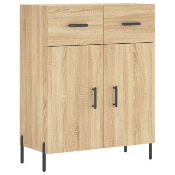 Highboard Sonoma Oak 69.5x34x180 cm Engineered Wood