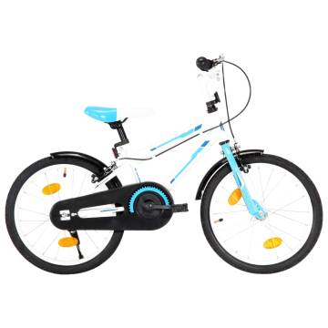 Kids Bike 18 inch Blue and White