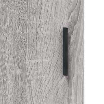 Highboard Grey Sonoma 69.5x34x180 cm Engineered Wood