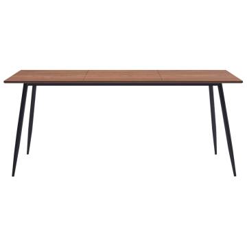 Dining Table Brown 200x100x75 cm MDF