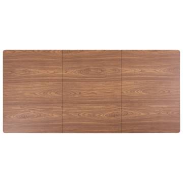 Dining Table Brown 200x100x75 cm MDF