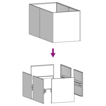 Planter 80x40x40 cm Corten Steel