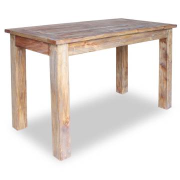 Dining Table Solid Reclaimed Wood 120x60x77 cm