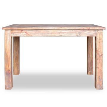 Dining Table Solid Reclaimed Wood 120x60x77 cm