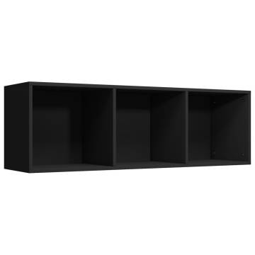 Book CabinetTV Cabinet Black 36x30x114 cm Engineered Wood