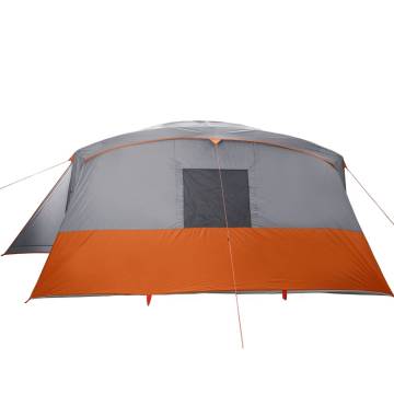 Family Tent Tunnel 16-Person Grey Waterproof