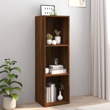 Book CabinetTV Cabinet Brown Oak 36x30x114 cm Engineered Wood