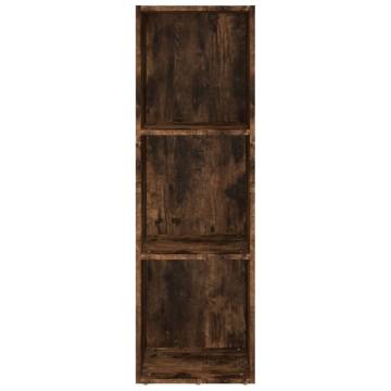 Book CabinetTV Cabinet Smoked Oak 36x30x114 cm Engineered Wood