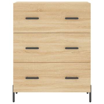 Highboard Sonoma Oak 69.5x34x180 cm Engineered Wood