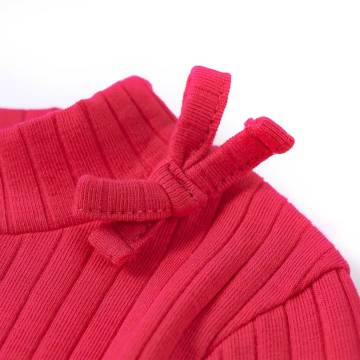 Kids' T-shirt with Long Sleeves Bright Pink 140