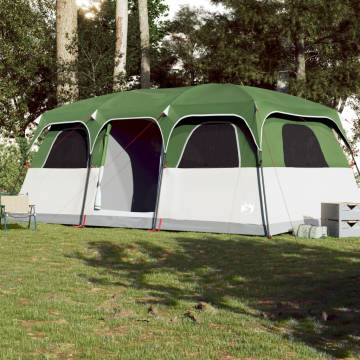 Family Tent Cabin 9-Person Green Waterproof