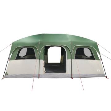 Family Tent Cabin 9-Person Green Waterproof