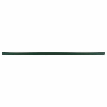 Garden Fence Posts 20 pcs Green 240 cm Steel