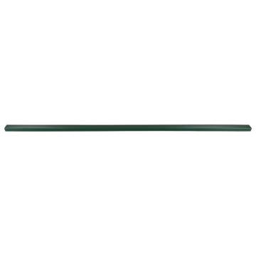 Garden Fence Posts 20 pcs Green 240 cm Steel