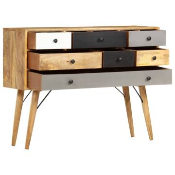 Sideboard 110x30x82 cm Solid Mango Wood