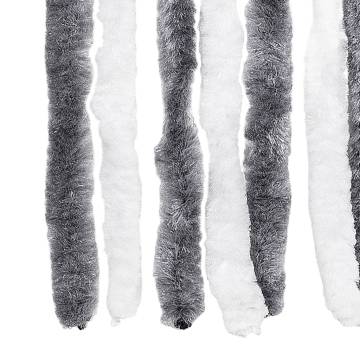 Insect Curtain Grey and White 118x220 cm Chenille