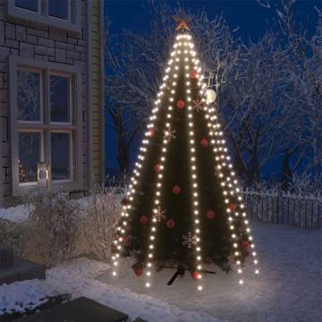 Christmas Tree Net Lights with 250 LEDs Cold White 250 cm