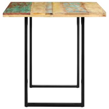 Dining Table 140x70x76 cm Solid Reclaimed Wood