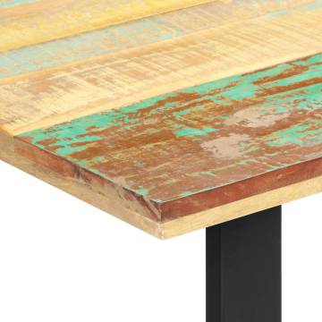 Dining Table 140x70x76 cm Solid Reclaimed Wood