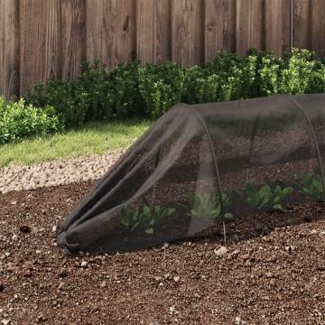 Netting Tunnels 3 pcs Black Steel and Polyethylene