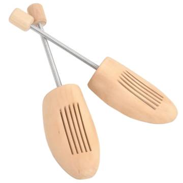 Shoe Trees 2 Pairs EU 39-42 Solid Wood Lotus