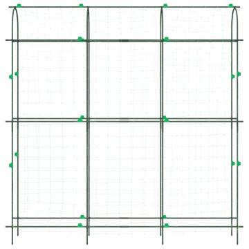 Garden Trellises for Climbing Plants 2 pcs U-Shape Steel