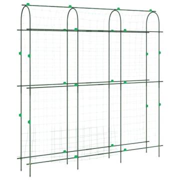 Garden Trellises for Climbing Plants 2 pcs U-Shape Steel