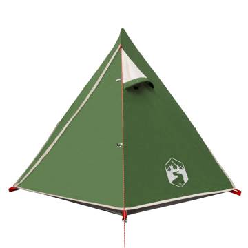 Camping Tent 2-Person Green Blackout Fabric Waterproof