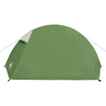 Camping Tent 2-Person Green Blackout Fabric Waterproof