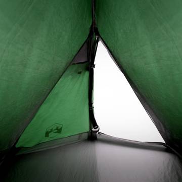 Camping Tent 2-Person Green Blackout Fabric Waterproof