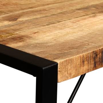 Dining Table Solid Rough Mango Wood 120 cm