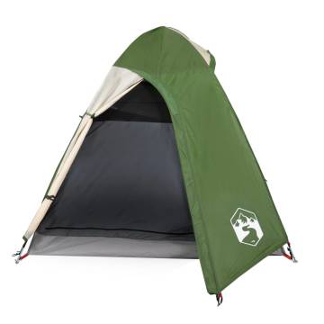 Camping Tent 2-Person Green Blackout Fabric Waterproof