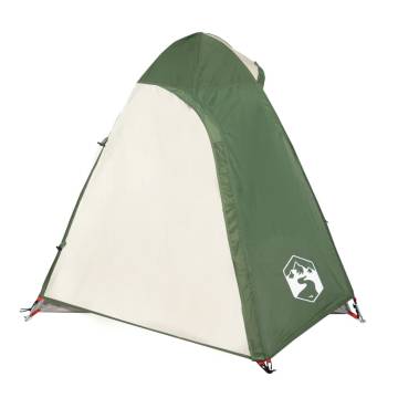 Camping Tent 2-Person Green Blackout Fabric Waterproof