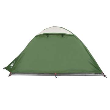 Camping Tent 2-Person Green Blackout Fabric Waterproof