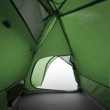 Camping Tent 2-Person Green Blackout Fabric Waterproof