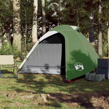 Camping Tent 2-Person Green Blackout Fabric Waterproof