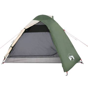 Camping Tent 2-Person Green Blackout Fabric Waterproof