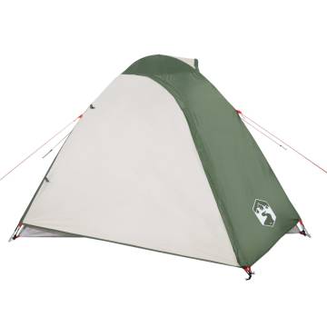 Camping Tent 2-Person Green Blackout Fabric Waterproof