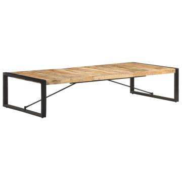 Coffee Table 180x90x40 cm Rough Mango Wood