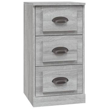 Sideboards 3 pcs Grey Sonoma Engineered Wood