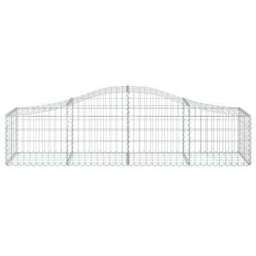 Arched Gabion Baskets 30 pcs 200x50x4060 cm Galvanised Iron