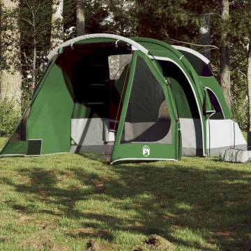 Camping Tent Tunnel 4-Person Green Waterproof