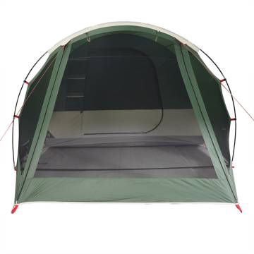 Camping Tent Tunnel 4-Person Green Waterproof