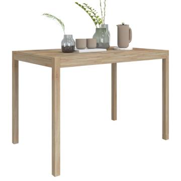 Dining Table 110x70x75 cm Solid Wood Acacia