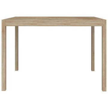 Dining Table 110x70x75 cm Solid Wood Acacia