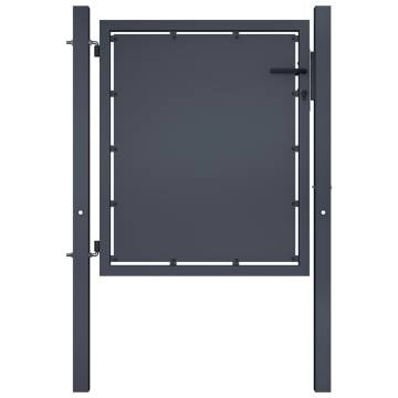 Garden Gate Steel 100x100 cm Anthracite