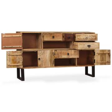 Sideboard Solid Mango Wood 140x30x80 cm